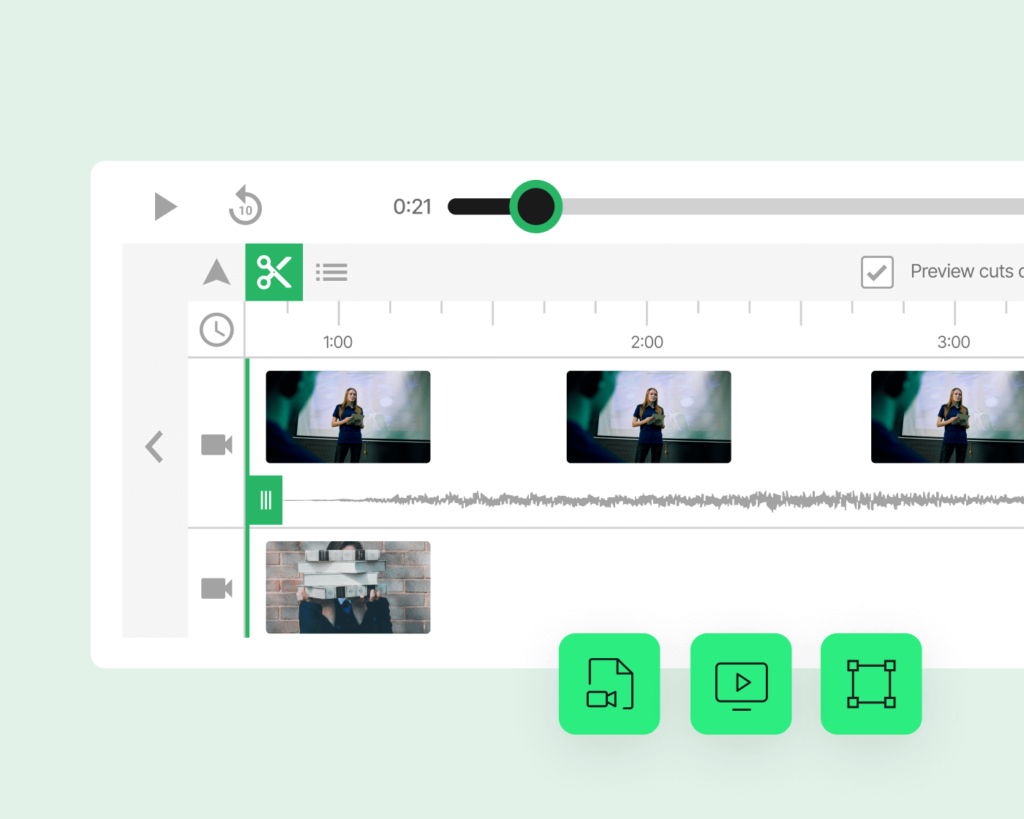 Abilitazione della sincronizzazione rapida, regolazioni delle sessioni registrate con l'editing video online da Panopto